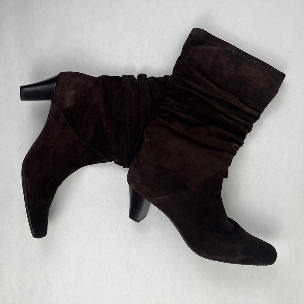 Talbots Devon2 Suede Heeled Boots - Picture 8 of 14
